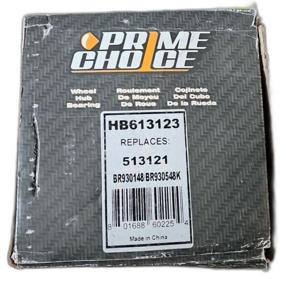 NEW Prime Choice Wheel Hub Bearing HB613123 Replaces 513121 BR930148 - Picture 1 of 2